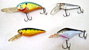 4 Crankbait Lure Excalibur Bagley Berkley Cordell Deep Dive Shad Frenzy - Picture 1 of 19