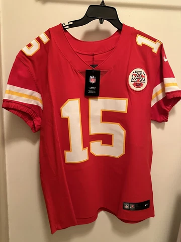 Patrick Mahomes Kansas City Chiefs  Nike Vapor Elite Jersey Red Size 48 Cover