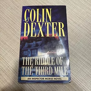 Riddle of the Third Mile Mass Market Paperbound Colin Dexter - Picture 1 of 3