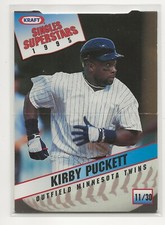 1995 Kraft Kirby Puckett Singles Superstars #11 Twins