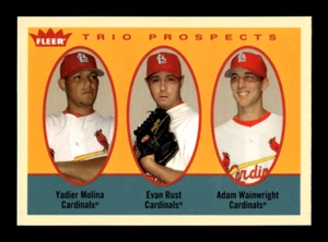 2005 Fleer Tradition Molina / Rust / Wainwright #327 Trio Prospects Rookie - Bild 1 von 2