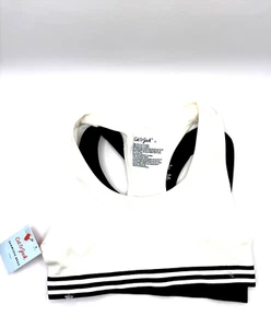 New! Set of 2, Cat & Jack Girls' Raceback Sports Bras,  Size S - Picture 1 of 2