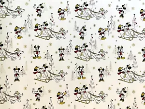 Carta avvolgente Hallmark Natale Topolino Minnie bianco 70 piedi quadrati rotolo jumbo - Foto 1 di 2