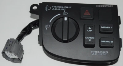 CONJUNTO INTERRUPTOR CONTROL ALTURA HONDA OEM GOLDWING GL1800 06-10 35800-MCA-A61 Foto 1 de 3