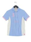 Joules Women's Polo Xs Blue 100% Cotton Short Sleeve Collared Basic
