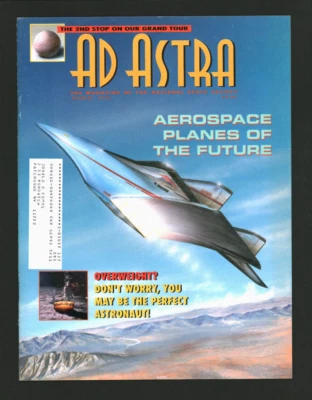 AD ASTRA Magazine March 1992 - National Space Society - Aerospace Planes - Image 1 of 2