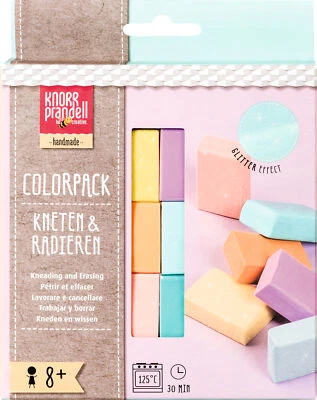 KNORR PRANDELL Impastare e cancellare set colori "Pastello" 6 pezzi