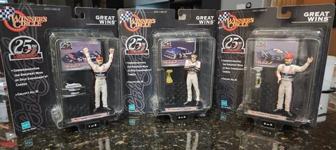 NEW Dale Earnhardt Winners Circle Great Wins 25th Anniversary Figurines 1 thru 3 Cover