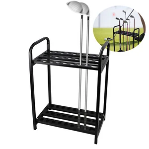 Golf Club Display Golf Putter Storage Organizer Golf 27-hole Cue Display Stand - Picture 1 of 18
