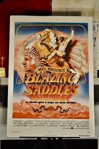 PÓSTER ORIGINAL DE LA PELÍCULA BLAZING SADDLES 1974 - Imagen 1 de 21