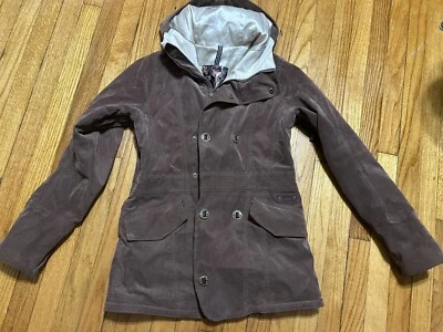 Burton DRYRIDE Chaqueta Snowboard Esquí Abrigo Marrón Pana Para Mujer Talla S Foto 1 de 4