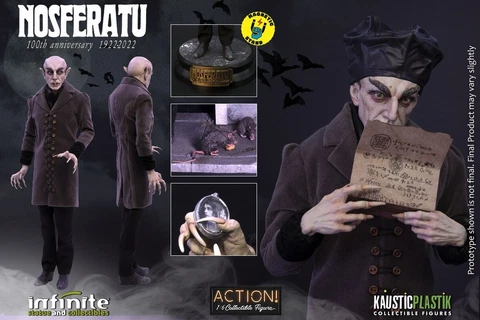 Preorder Infinite Statue 1/6 Nosferatu Vampire Count Orlok 12" Figure Standard Cover