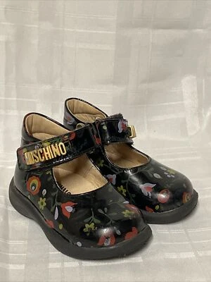 Moschino Mary Jane  Floral Shoes  Girls   Little Girls Sise 20- US 5 - Image 1 of 4