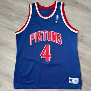Authentic Joe Dumars Detroit Pistons Champion Trikot 48 XL Vintage - Bild 1 von 13