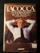 Iacocca An Autobiography by Lee Iacocca 1984 Hardcover DJ