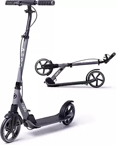 Aero Big Wheel Scooters for Kids Ages 8-12, Teens and Adults. Manual Kick Scoote - Picture 1 of 12