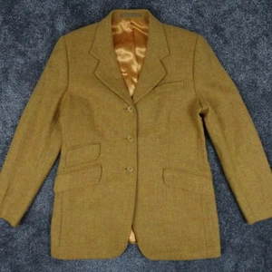 Chaqueta Blazer Swaine Adeney Mujer Talla 12 Lana Amarilla - Imagen 1 de 17