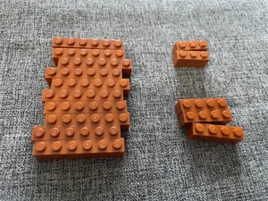 LEGO Parts - Dark Orange Brick 1x3 1x4 1x6 - No 3009 3622  3010 QTY 15 Lot - Picture 1 of 3