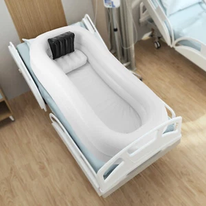 Medical Inflatable Bathtub+Electric Air Pump Foldable Bathtub Shower Bath Tub - Picture 1 of 24
