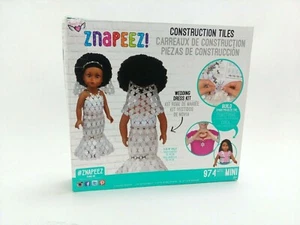 Znapeez Azulejos de Construcción Muñeca Vestido de Boda Kit 974 Piezas Mini Edades 8 + - Imagen 1 de 9