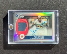 Fernando ROOKIE ON CARD Auto /49 + Relic Topps Chrome Salzburg Team Set 2022/23