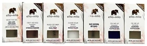 Ella + Mila Top Coat, Strengthener, Ridge Filler, Cuticle Oil - YOU CHOOSE - Picture 1 of 31