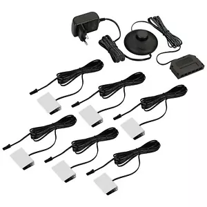 6x Glasbodenbeleuchtung LED Glaskantenbeleuchtung Vitrinenbeleuchtung SEBSON - Bild 1 von 6