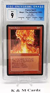 MTG - Ice Age - Flame Spirit - Graded - CGC 9.0 - Vintage - Bild 1 von 7