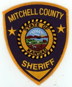 KANSAS KS MITCHELL COUNTY SHERIFF NICE SHOULDER PATCH POLICE - Picture 1 of 1