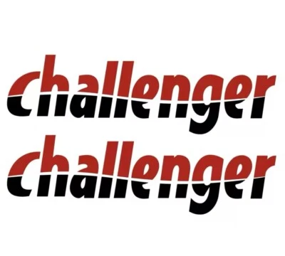 RAWISTICKER 2 x challenger 65cm x 19,2cm autocollant sticker camping car caravane caravan