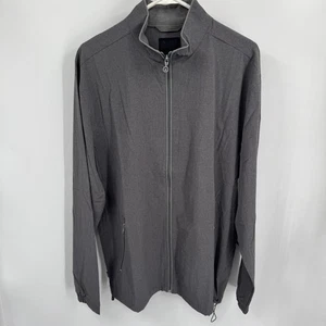 Chaqueta Linksoul Morris Para Hombre L Gris Golf Cremallera Completa Rendimiento Ligero - Imagen 1 de 8