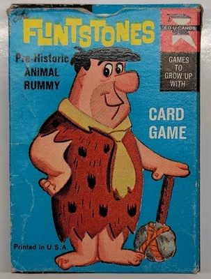 Vintage 1961 ED-U-CARDS The Flintstones Rummy Card Game. No Instructions - Image 1 of 4