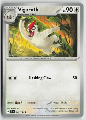 Vigoroth Common SV08: Surging Sparks 146/191 NM - Image 1 of 2