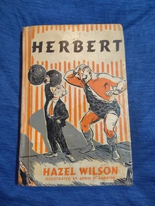 Herbert 1950 By Hazel Wilson Illus. John H. Barron HC Ex Library Checkout Card - Picture 1 of 14
