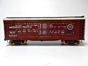 HO Pro Craftsman Built 36' Missouri Pacific Cattle Car Brass Wheels LOW SHIP - Picture 1 of 4