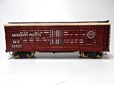 HO Pro Craftsman Built 36' Missouri Pacific Cattle Car Brass Wheels LOW SHIP - Image 1 of 4