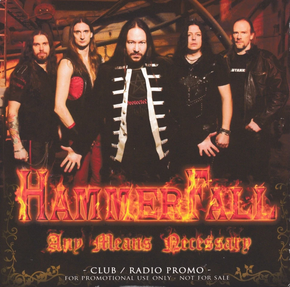 Hammerfall: Any Means Necessary (Promo CD Single/Cardsleeve) - Image 1 of 1