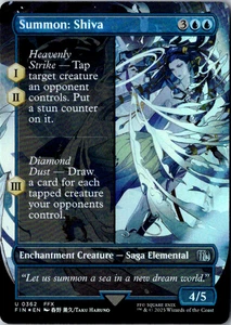Summon: Shiva (Borderless) U FINAL FANTASY 362 FOIL Near Mint - Picture 1 of 1