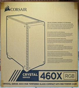 CORSAIR Crystal Series™ 460X RGB - inkl. 6x SP120 RGB LED Lüfter - OVP + Zubehör - Bild 1 von 9