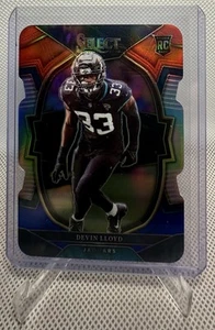 Panini Select 2022 - Concourse Devin Lloyd #43 rojo y azul Prizm troquelado (RC) - Imagen 1 de 2