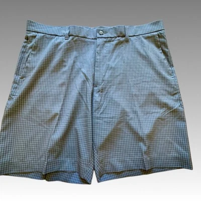 Шорты для гольфа мужские CALLAWAY плоские спереди эластичные Opti Dri медиа карман синие белые 40 - Изображение 1 из 4