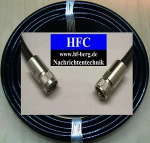 10 m Ecoflex 10 konfektioniert mit N-Stecker / UHF-Stecker bis 6 GHz/50 Ohm - Picture 1 of 10