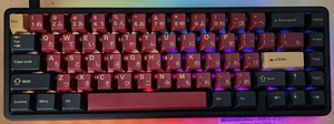 DROP ALT HP X Switches Red Samurai keycaps Mechanical Gaming RGB 65% Keyboard - Afbeelding 1 van 6