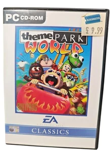 THEME PARK WORLD Pc Cd Rom EA CLASSICS -vgc - BLOCKBUSTER - Picture 1 of 12