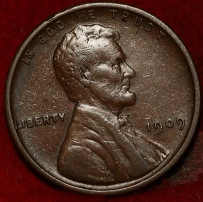 1909 VDB Philadelphia Mint Copper Lincoln Wheat Cent - Image 1 of 2