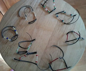 Breyer custom eight beaded halters - Picture 1 of 2