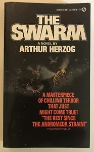 The Swarm by Arthur Herzog- 1975 Vintage Horror Paperback- Movie Tie In - Imagen 1 de 4