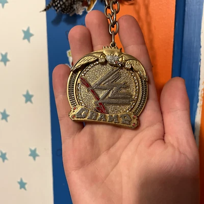 RARO John Cena Collar Cadena Colgante Spinner Campeonato CINTURÓN WWE WWF 2005 Foto 1 de 3