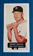 Mickey Mantle New York Yankees. Rare UK baseball card. Caplin & Rosetti Score