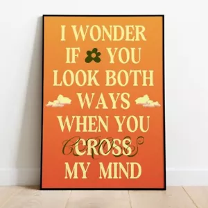 See You Again • Tyler, The Creator • A5 • A4 • A3 • Unframed Lyric Print - Picture 1 of 4